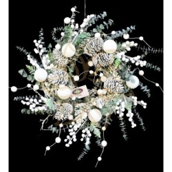 White Christmas Wreath