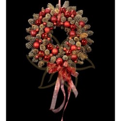 Pinecones Christmas Wreath