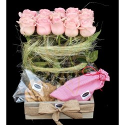 Pink Roses, Cookies & Truffles