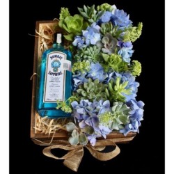 Bombay con flores