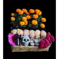 Enjoy Day of Dead in Mexico Basket