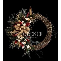 Organic Christmas Wreath