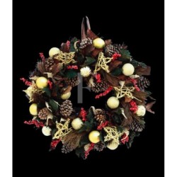 CHRISTMAS IN THE WOODS WREATH