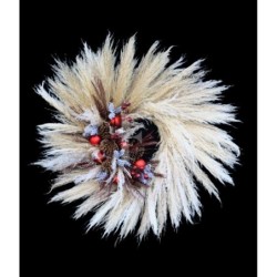 Pampa grass Christmas Wreath XL