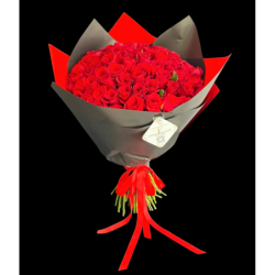 100 red roses / Bouquet